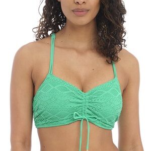 Freya Sundance Convertible Bikini Top Women’s Size 30G Green Underwire NWT